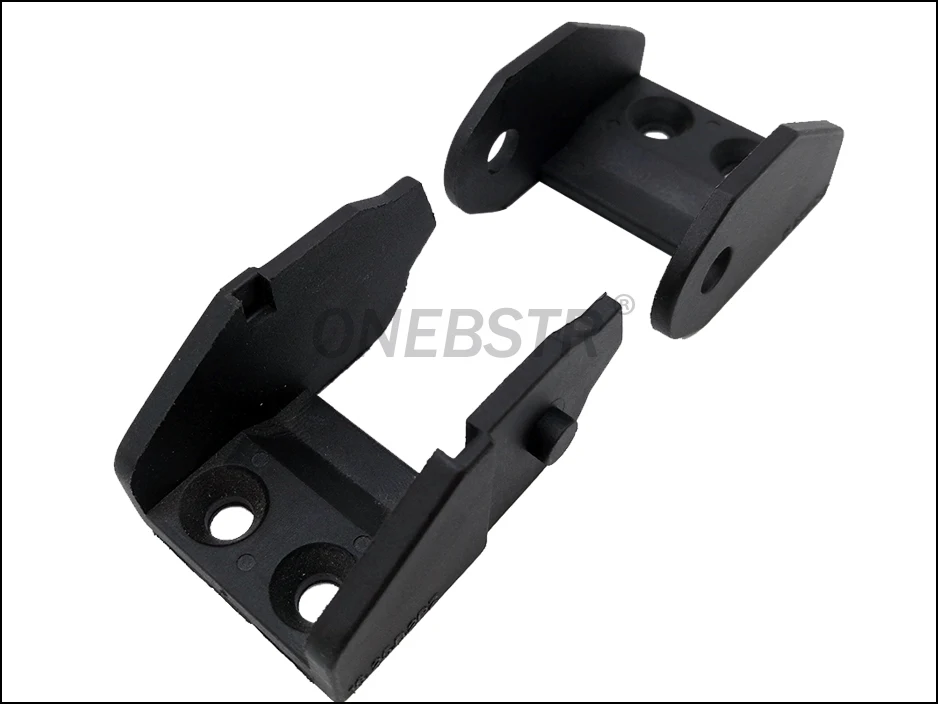 JFLO One Pair of 18x25 Drag Chain end Connectors Plastic towline Joints Cable Wire Carrier Bridge non opening drag chain jionts 7