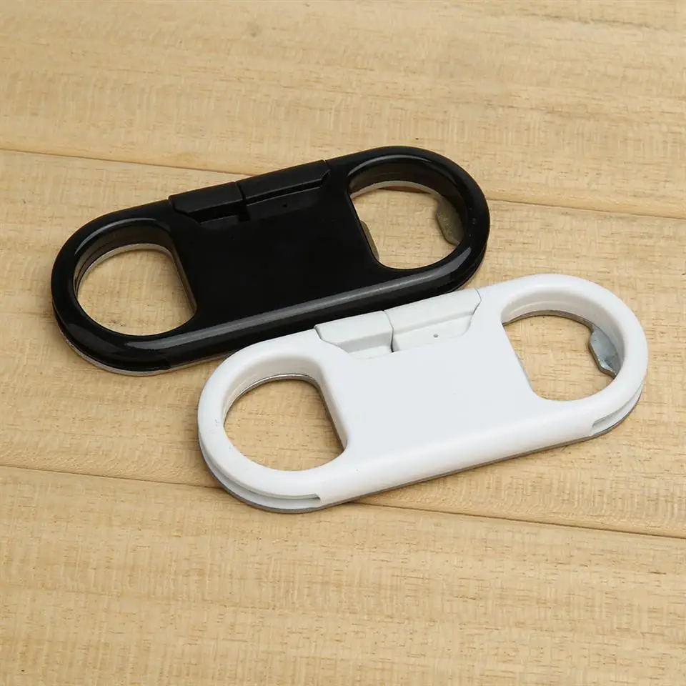 50PCS Micro USB Keychain Fast Charger Charging Sync Data Charger Charging Cable Beer Bottle Opener For Android Smartphone