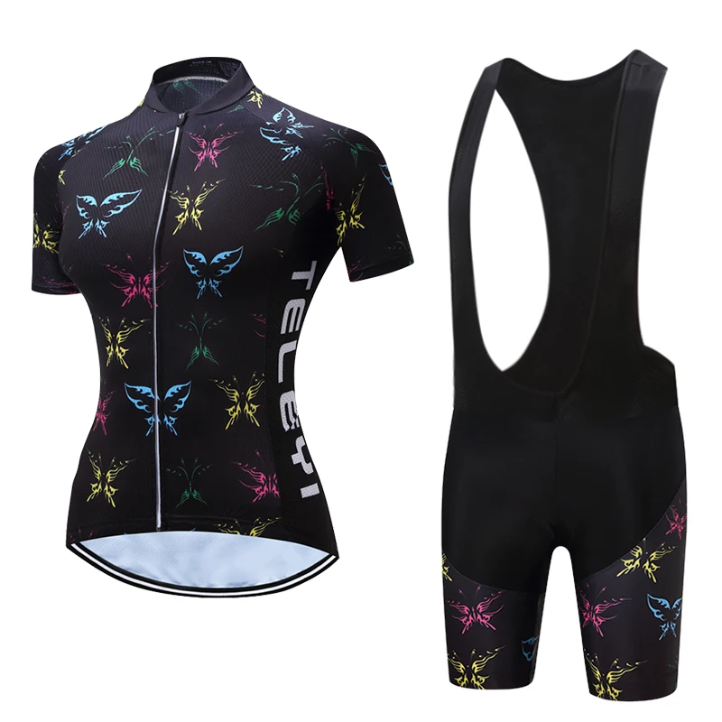 

Summer Short Sleeve Cycling Clothing Women's Bike Jersey 2019 Female Cartoon Maillot MTB Wear Funny Bicycle Clothes Kit Shirt