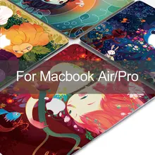 

Matte case For Apple macbook Air Pro Retina 11 12 13 15 Hard Paiting Cartoon Laptop Cover for For Macbook Pro 13 Case Touch Bar