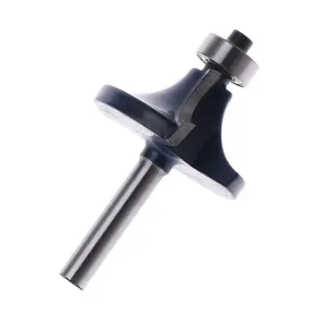 

1/4 Shank Round over Beading Edging Router Bit Set Carbide Tipped Tenon Cutter for Woodworking Engraving Tools