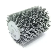 Новинка, 1 шт., 120*100*13 мм, нейлоновая проволока, деревянная щетка, абразивная проволочная щетка, колесо для 9741, шлифовальный станок, деревянная мебель, полировка