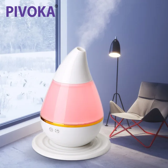 

PIVOKA Electric Aromatherapy Air Humidifier Aromatic Oil Diffuser Ultrasonic Mute Humidification Multicolor LED Humidifier