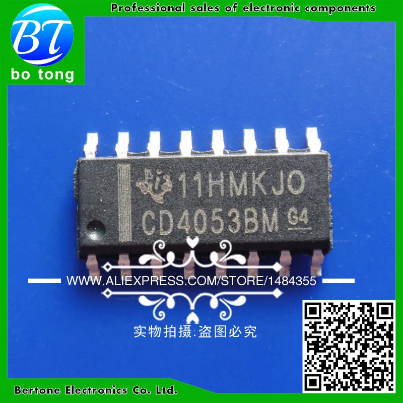 50 шт. бесплатная доставка HCF4053BM CD4053BM HEF4053BT CD4053 4053 SOP-16 | Электронные компоненты и