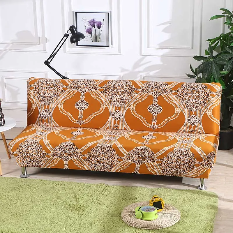 Чехол для дивана, кровати с геометрическим рисунком, все включено, плотно облегающий чехол, складной чехол для дивана, длина дивана, без подлокотника, от 165 до 185 см