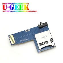 UGEEK 2 в 1 микро SD карта двойной системы коммутатор для Raspberry Pi 3 Model B, 2B, 3B+, 3A+, Zero w | двойной адаптер TF карты | два в одном