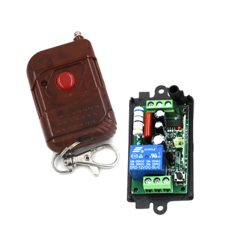 

Free Shipping 1Channel Remote Control ON/OFF AC 220V 110V Remote Switch Controller For Light Lamp 4024