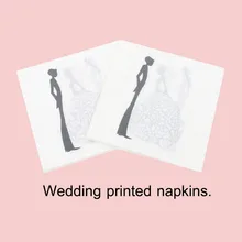 Decoupage Paper Serviettes Napkins Wedding Supplies Bride Table Decor Shower Tissue Party 20Pcs/Pack 33*33CM