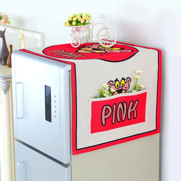 Мультяшная стиральная машина Холодильник пыленепроницаемый Чехол Многофункциональный холодильник сумка органайзер сумка для хранения двойного назначения