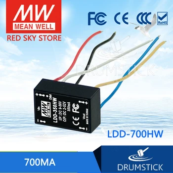 

prosperity MEAN WELL LDD-700HW 2 ~ 52VDC 700mA meanwell LDD-700 DC-DC LED driver wire style
