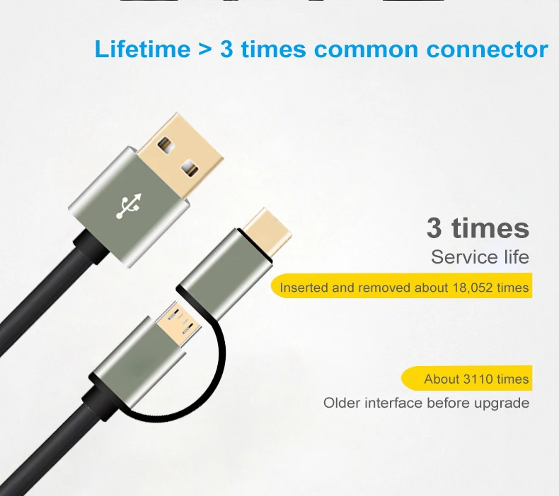 Пружинный кабель типа C Micro usb 2 в 1 кабель для быстрой зарядки для samsung Xiaomi huawei USB C 2 в 1 шнур выдвижной Microusb кабель