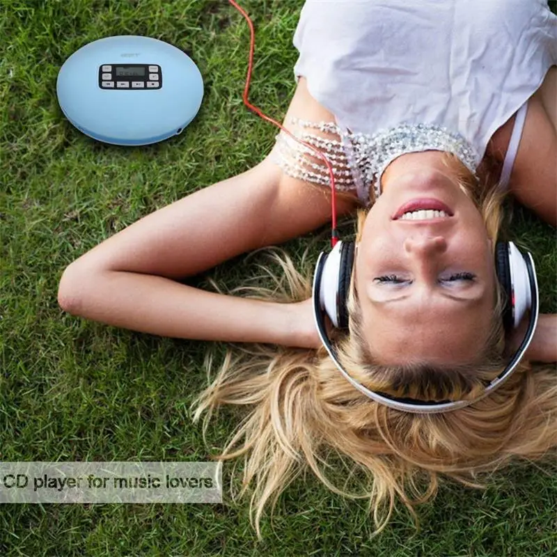 2018 Портативный CD плеер с ЖК дисплей Дисплей Поддержка R/CD RW/MP3 электронный