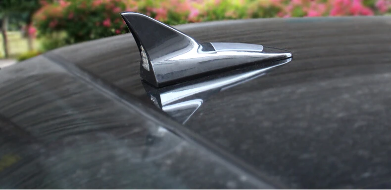 Posbay автомобильная антенна плавник акулы солнечной энергии Предупреждение льная лампа антенны для BMW/Honda/Toyota/VW светодиодный автомобиль крыша Decorativw антенна