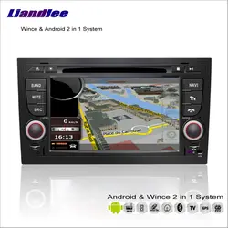 Liandlee для Audi A4 2002 ~ 2008 радио-cd-dvd-плеер gps Nav навигационная карта навигация Расширенный Wince и Android 2 в 1 S160 Системы