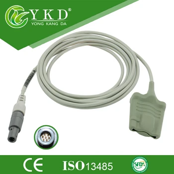 

Free Shipping for 6100,9100 BCI readel 7pin adult soft tip spo2 sensor.3m
