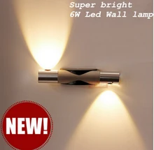 Modern 6W LED Wall Lighting For Home Bathroom Outdoor 85-265V Spot light Decora Waterproof Home/KTV/bar Indoor Sconces Wall Lams