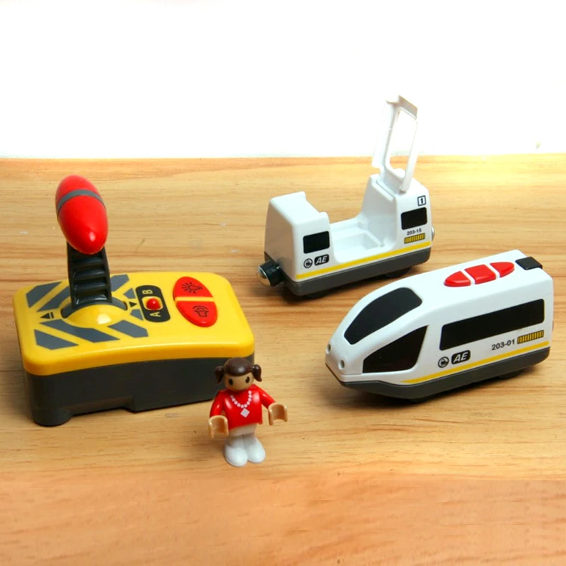 remote control train for wooden track