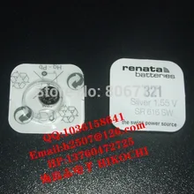 RE NA TA Серебряная оксидная кнопка батареи SR616SW 321 6,8*1,6 мм 14,5 мАч 1,55 в