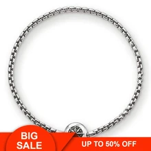 Браслет Томаса из черненого серебра подходит для кармы из бисера, европейский стиль подходит для PD браслета, подарок для женщин или мужчин my TS B902