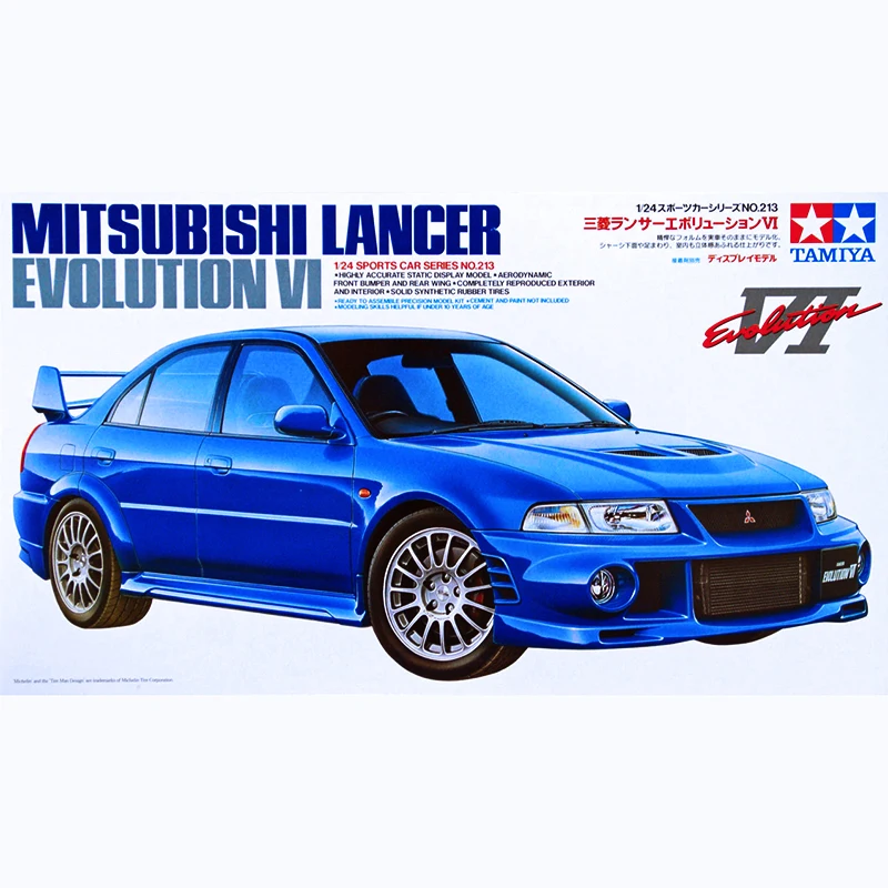 Модель 1/24 TAMIYA 24213 MITSUBISHI LANCER Evolution VI hobby | Игрушки и хобби
