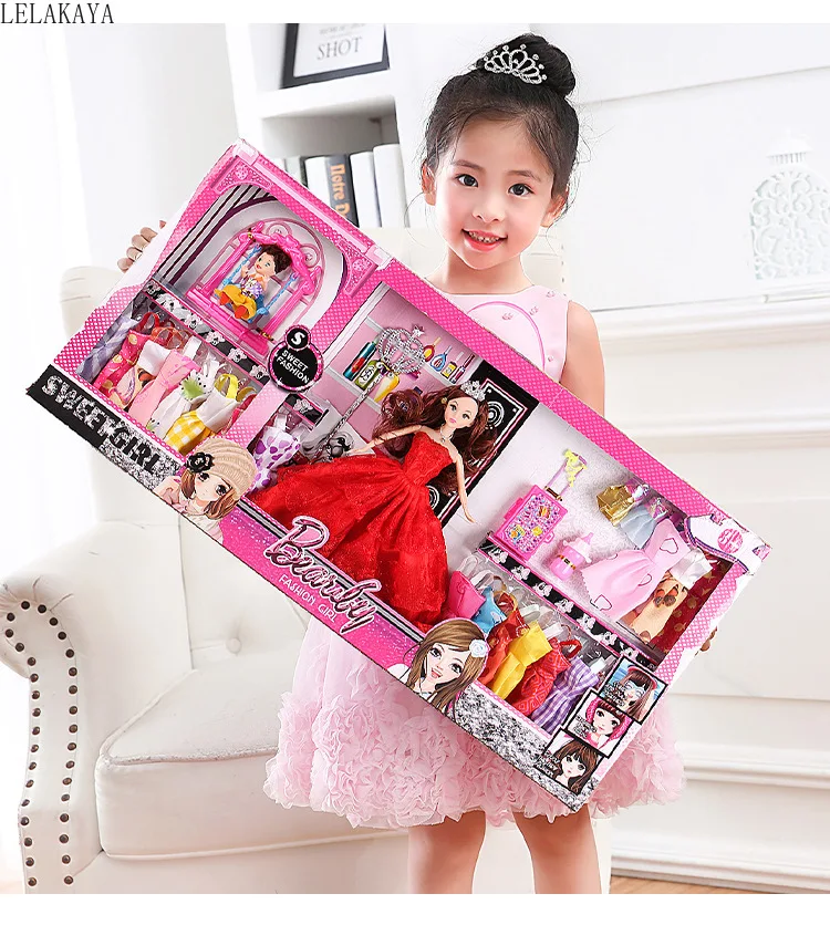 Ролевые игры креативные девушки прекрасные красивые модные игрушки набор принцесса одеваются пластиковая кукла детский подарок украшение милые косплей игрушки