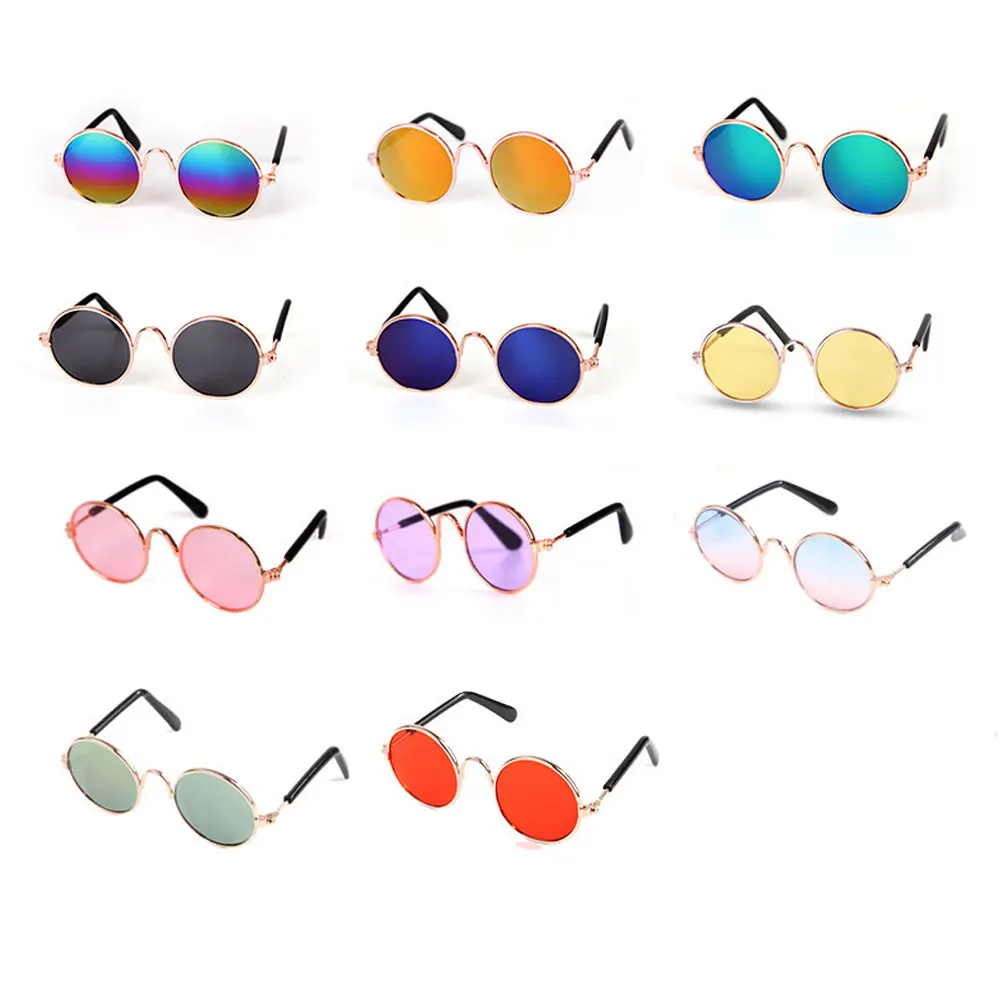 1 шт многоцветные водонепроницаемые солнцезащитные очки для домашних животных, кошек, собак, защитные очки для глаз, маленькие аксессуары для домашних животных