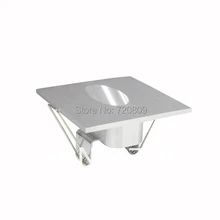 50 шт./Партия 1 Вт Светодиодный квадратный ступеней лестницы уличный настенный угловой свет Крытый светильник 85-265 в чистый белый