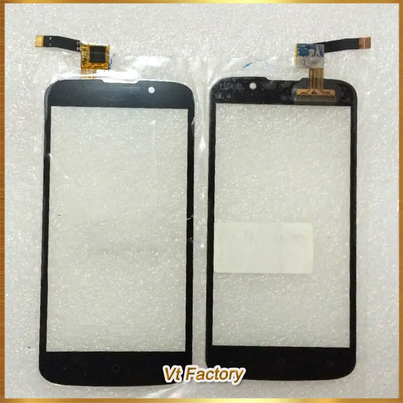 Original Black 4.3'' Capacitive Touch Screen for Highscreen Omega Prime mini Touchscreen Front Glass Digitizer Sensor Touchpad