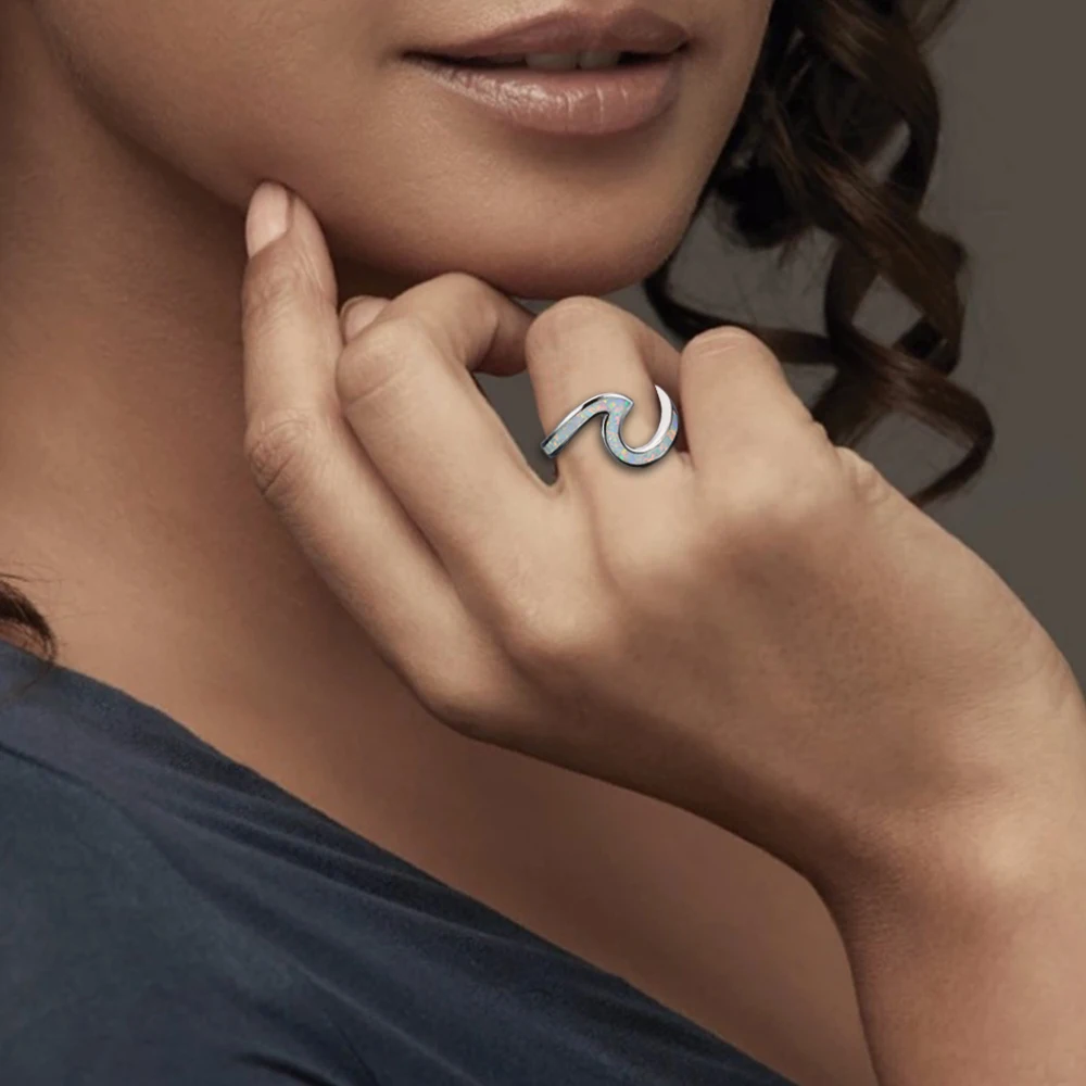Женское кольцо из серебра 925 пробы с натуральным огненным опалом|fine jewelry|jewelry wedding