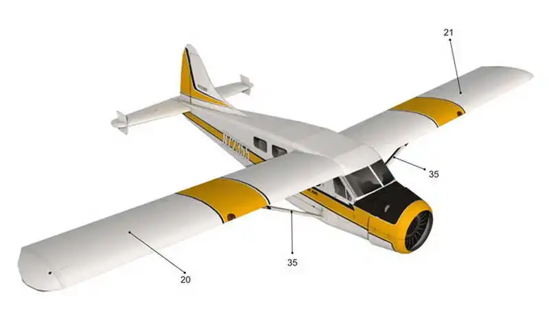 DIY 1:32 45 см DHC-2 Бобр гидросамолет самолет бумага модель собрать ручной работы 3D Игра Головоломка Детские игрушки