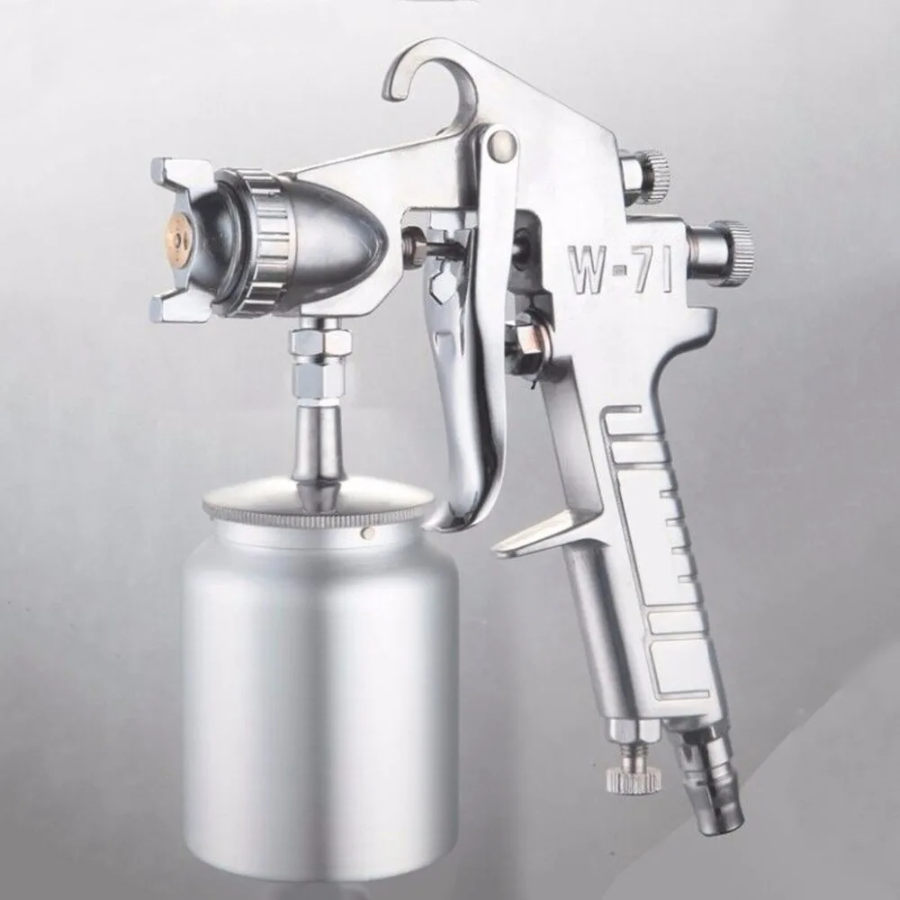 

W-71 Pressure/Gravity Type Profession Pneumatic Spray Gun Airbrush Sprayer Painting Atomizer Tool With Hopper paint spray gun.