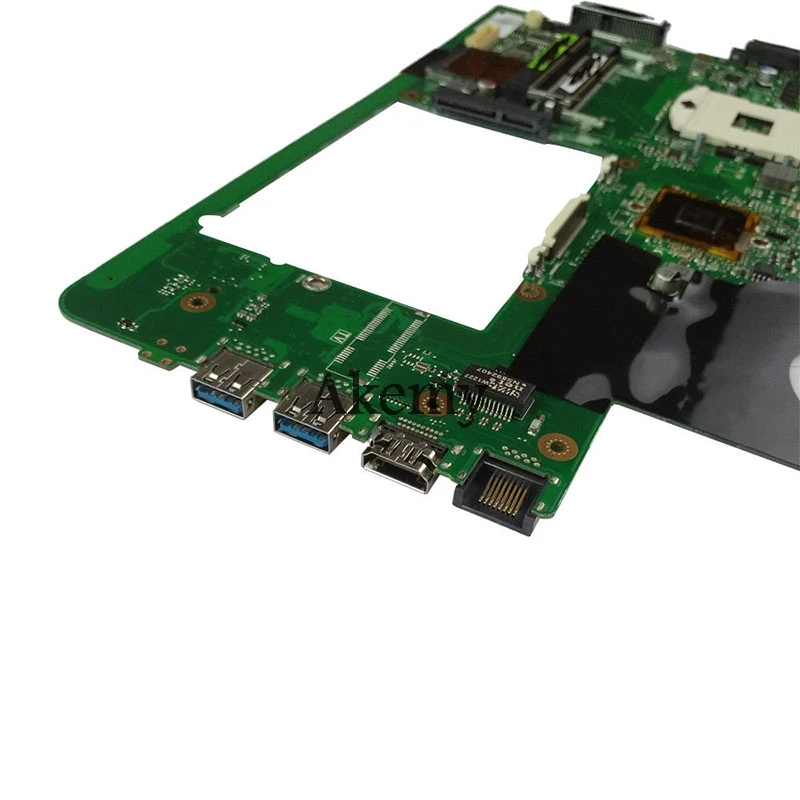 Akemy N76VZ материнская плата для ноутбука For Asus N76VM N76VJ N76V протестированная