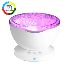 Coversage Night Light Star Sky Ocean Wave Music Player Projector Baby Kids Sleep Romantic Led Starry Star Master USB Aurora Lamp