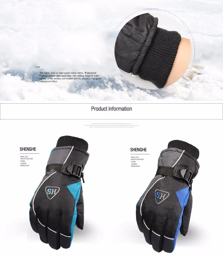 3GLV862 Autumn and winter ski gloves Korea warm waterproof anti-skid gloves manufacturers selling