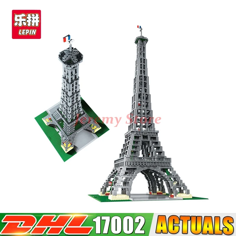 

Lepin 17002 3478pcs The Eiffel Tower Model Building Kits Brick Toys Christmas creative gifts Compatible LegoINGlys 10181
