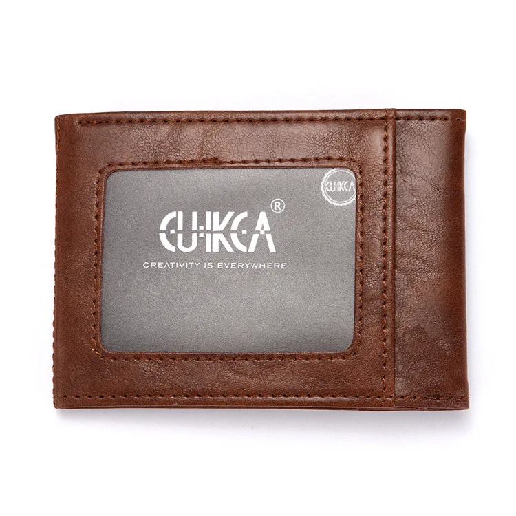 Модный мужской мини кожаный бумажник с защитой от радиочастотной идентификации с карманом для монет, тонкий кредитный держатель для карт, мужской Чехол для карт, маленький кошелек для женщин