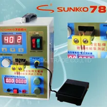 2 шт. светодиодный импульсный Аккумуляторный аппарат для точечной сварки 788 H сварочный аппарат микро-компьютер 18650 батарея