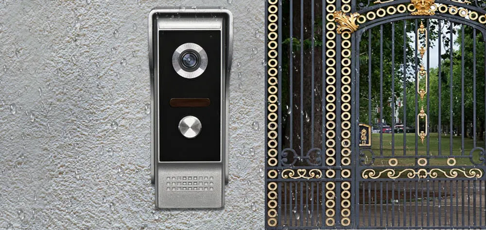 4.3'' TFT LCD Wired Door Home Intercom Video Doorbell System Doorphone IR COMS Night Vision Outdoor Camera 700TVL Color Monitor