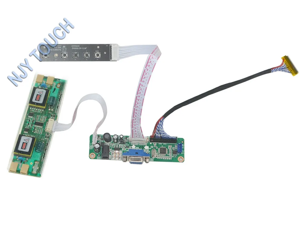 

VGA LVDS LCD Controller Board kit Work For HT190WG1-100 HT190WG1-600 1440x900 4CCFL Panel
