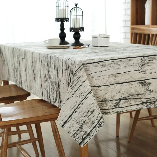 

LYN&GY Retro map Linen Table Cloth Europe Tower wood Tablecloth Home/Outdoor/Party Christmas Toalha De Manteles Para Mesa