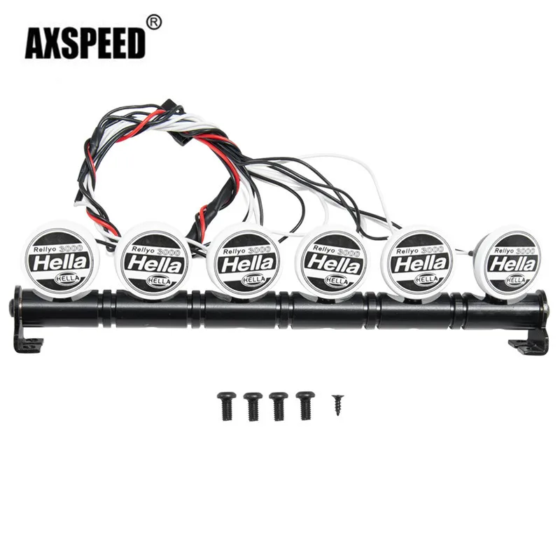 Металлическая крыша светодиодный светильник бар для 1:10 Traxxas Trx 4 SCX10 90027 II 90046 D90 Р/У