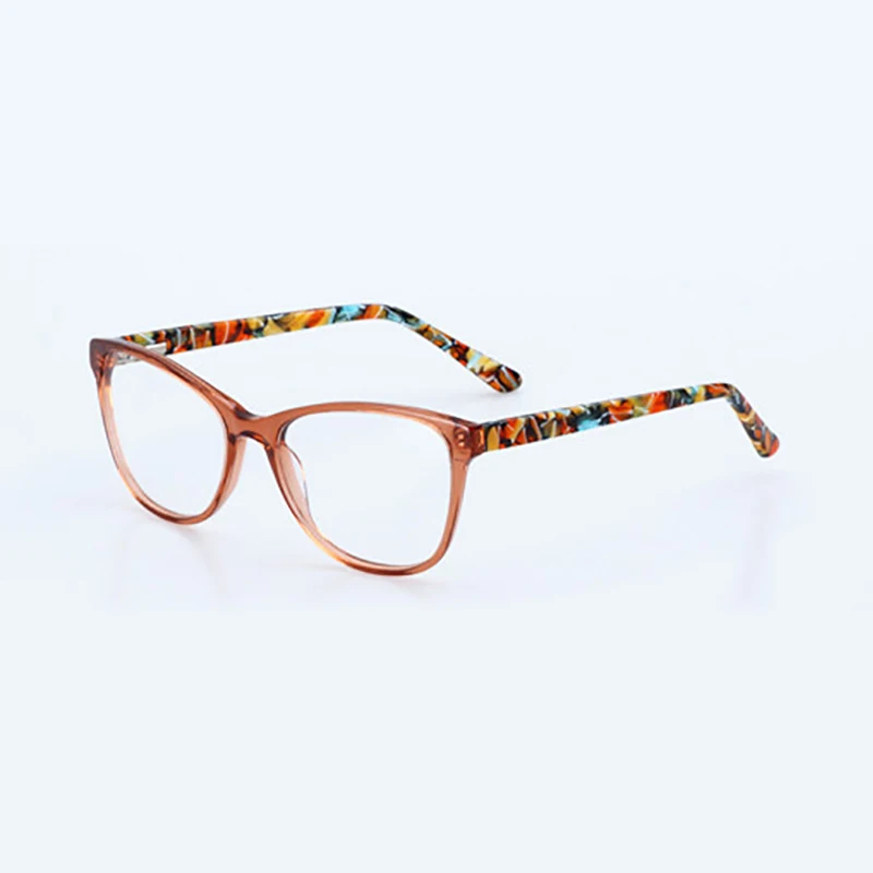 

Reven Jate H10085 Acetate Glasses Frame Optical Eyeglasses Prescription Eyeglasses for Men and Women Eyewear