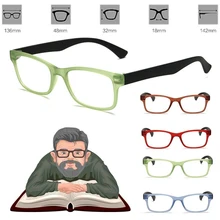 Облегченное стекло es 100-400 градусов зрение увеличительное стекло унисекс очки увеличение для иглы чтения лупа просмотра