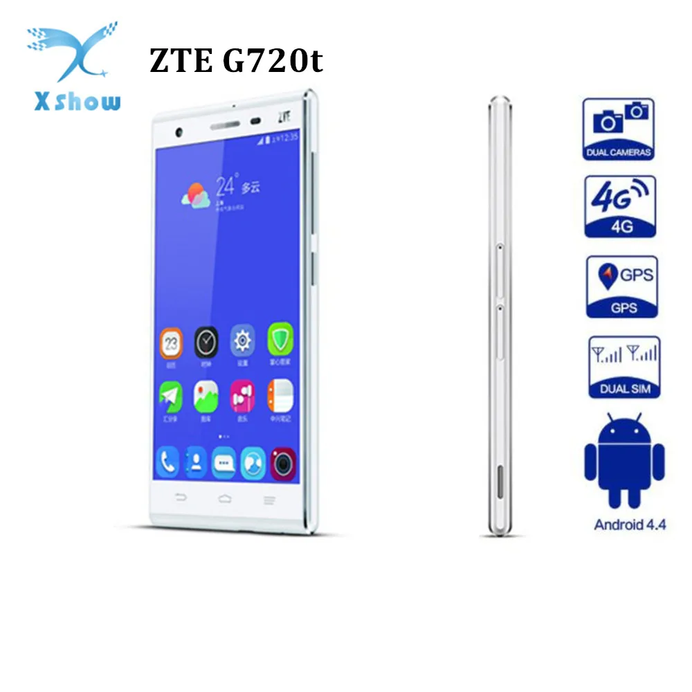 

Original Zte G720T Cell phone 5.0inch Snapdragon 615 Octa Core Smartphone 2GB 16GB 5+13MP 4G LTE 1920*1080 Infared Mobile phone