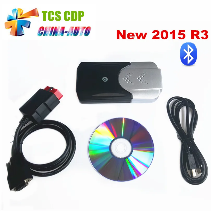 

Newest vci 2016.00/2015.03+Keygen with bluetooth obd2 OBDII mvd car scanner tcs CDP Pro Plus For cars trucks 3in1