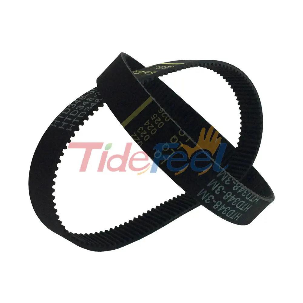 

HTD 3M Rubber Closed Loop Timing Belt Length 348mm Width 15mm Synchronous Belt 116 Teeth Pack of 2pcs