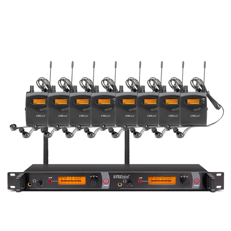 

EM2050 in Ear wireless system with 8 receiver and 1 transmitter studio sound monitor