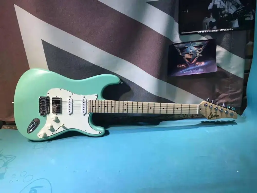 

Factory customization green suh Classic Pro Electric Guitar