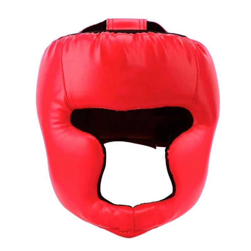Профессиональный Боксерский Тренировочный шлем Sanda защитный шлем закрытый шлем Muay Thai защита от боевых действий - Цвет: R