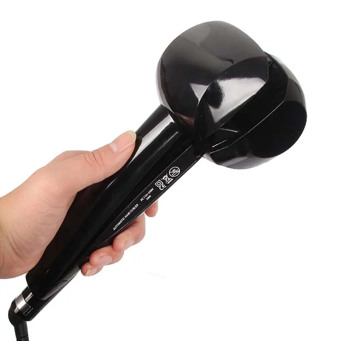 Автоматическая Плойка для волос, керамическая плойка, палочка, роликовая волнистая машина для завивки волос с ЖК-дисплеем, инструмент